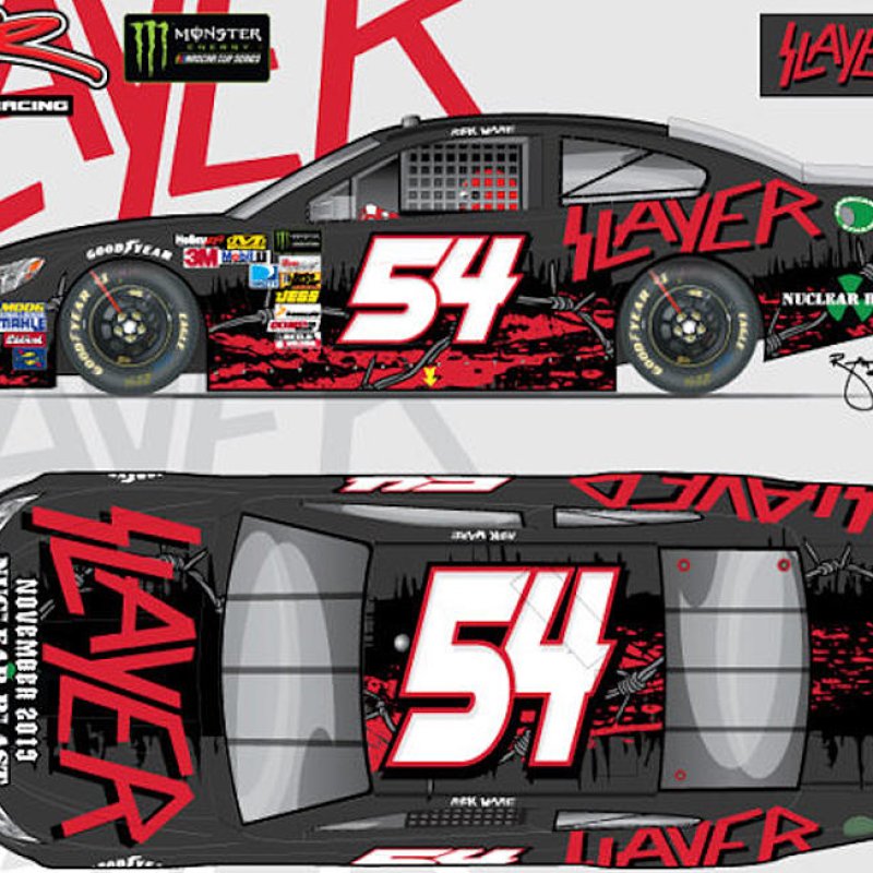 SLAYER PULLED AS PRIMARY SPONSOR OF RICK WARE RACING'S ENTRY NO. 54 AT THIS WEEKEND'S BRISTOL MOTOR SPEEDWAY