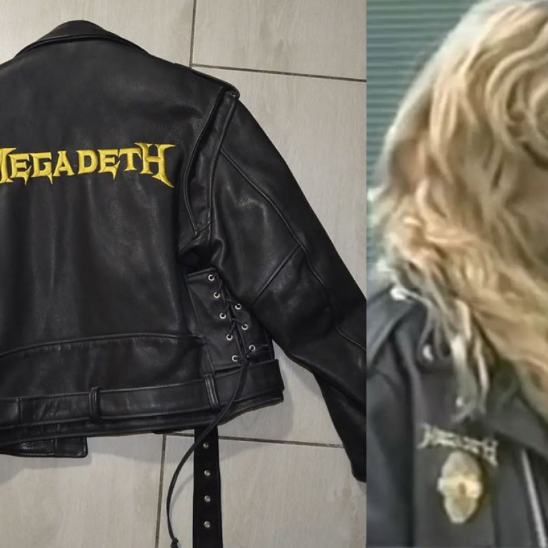 Buy Dave Mustaine&rsquo;s 1990 Custom Megadeth Leather Jacket for Only $4,814.26