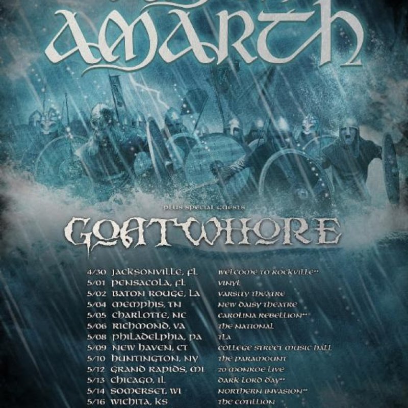 AMON AMARTH To Kick Off US Tour With Goatwhore