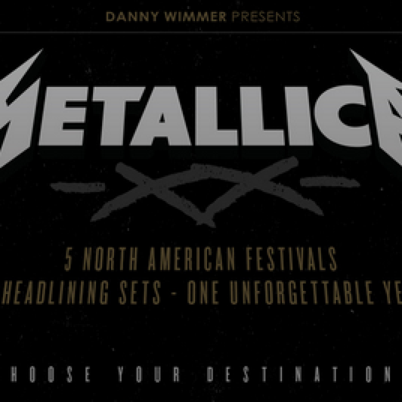 Metallica To Play 10 Shows at 5 U.S. Festivals In 2020