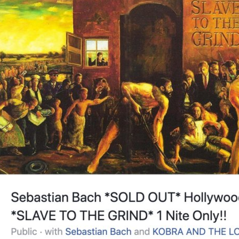 SEBASTIAN BACH Performs SKID ROW's Entire 'Slave To The Grind' Album At Whisky A Go Go 