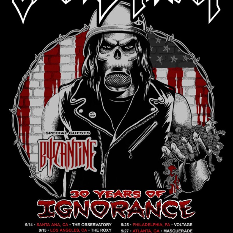 SACRED REICH Announces 30 Years Of Ignorance North American Tour With Support From Byzantine