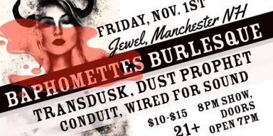 Dust Prophet in Manchester NH 11/1 