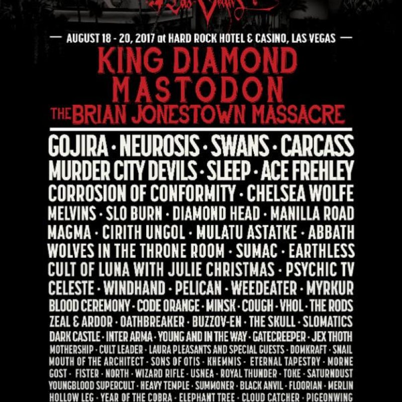 PSYCHO LAS VEGAS 2017 Confirms Mastodon As Final Headliners; Tickets Available NOW + Hotel Discounts Available