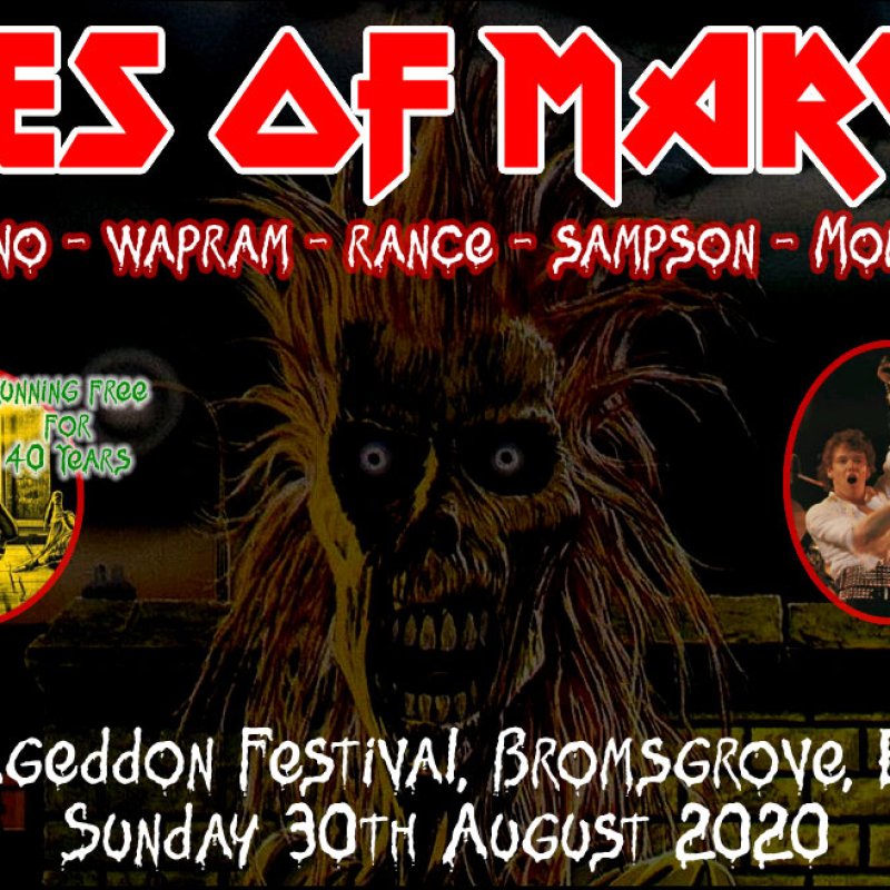  IDES OF MARCH, fronted by PAUL DI'ANNO and including four former IRON MAIDEN members, will celebrate the 40th anniversary of the release of IRON MAIDEN's debut album in a headline BEERMAGEDDON FESTIVAL performance in Bromsgrove, England on Sunday 30th August 2020. 