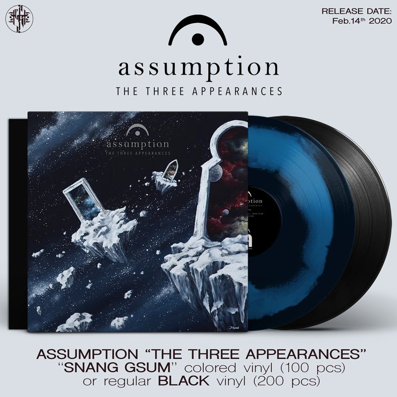 Assumption "The Three Appearances" on vinyl for the first time ever!