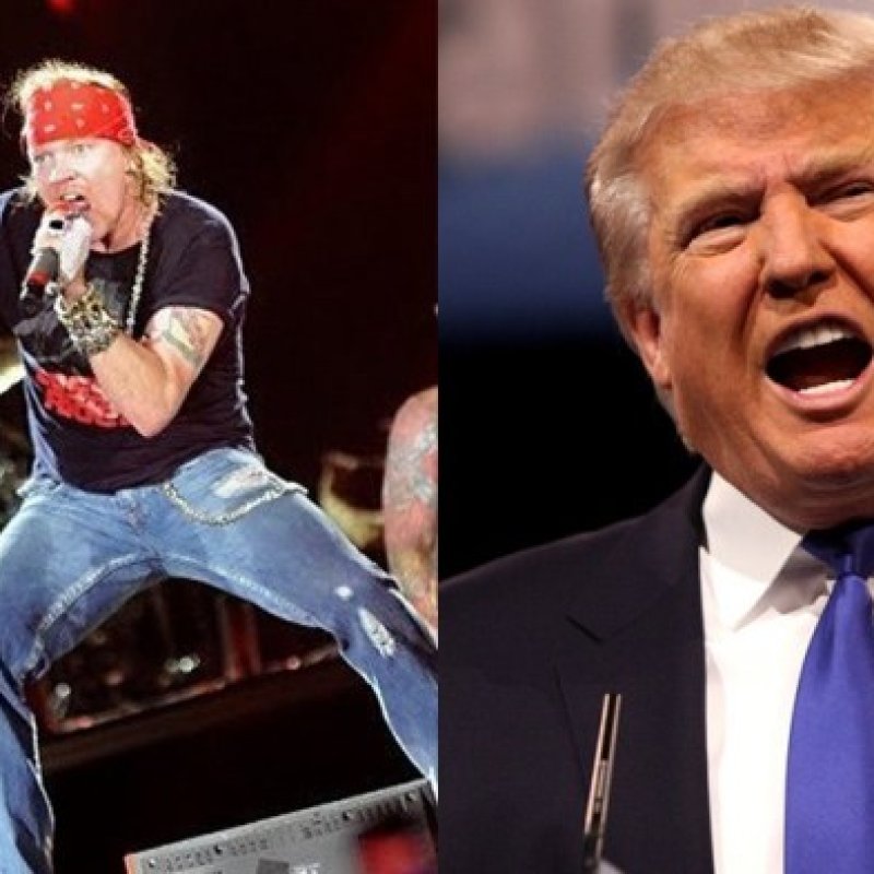 Axl Rose: "Make The White House Great Again"