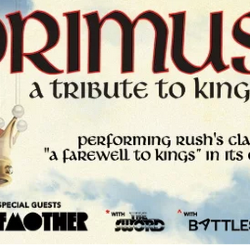PRIMUS TO PAY TRIBUTE TO RUSH