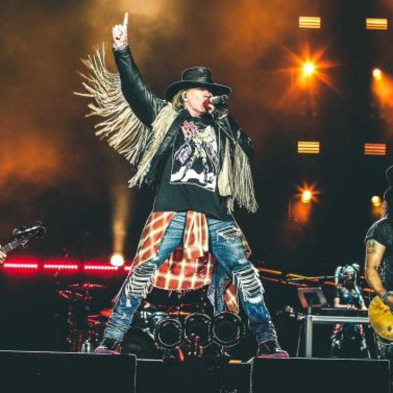GUNS N' ROSES is "assembling ideas" for a new studio album.