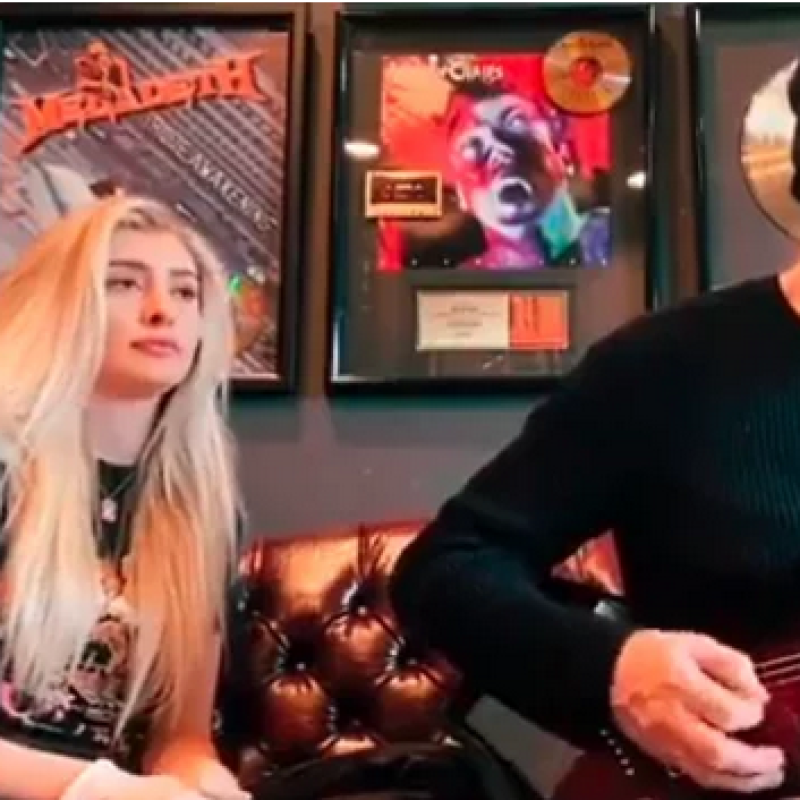 DAVE MUSTAINE And His Daughter Cover THE BEATLES' 'Come Together' While In Quarantine 
