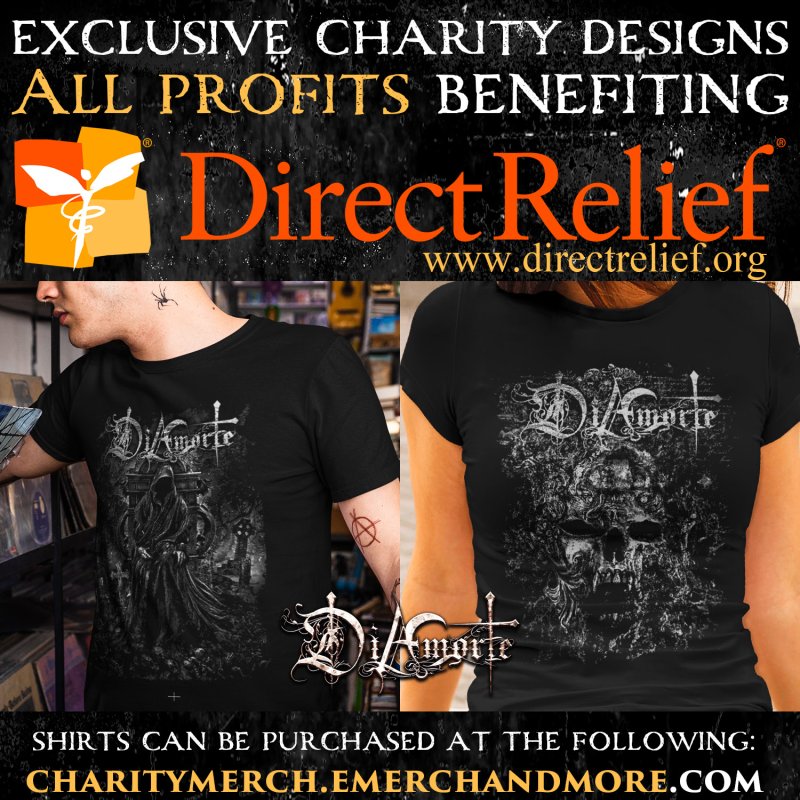 DiAmorte launch a charity initiative all profits will go directly to Direct Relief