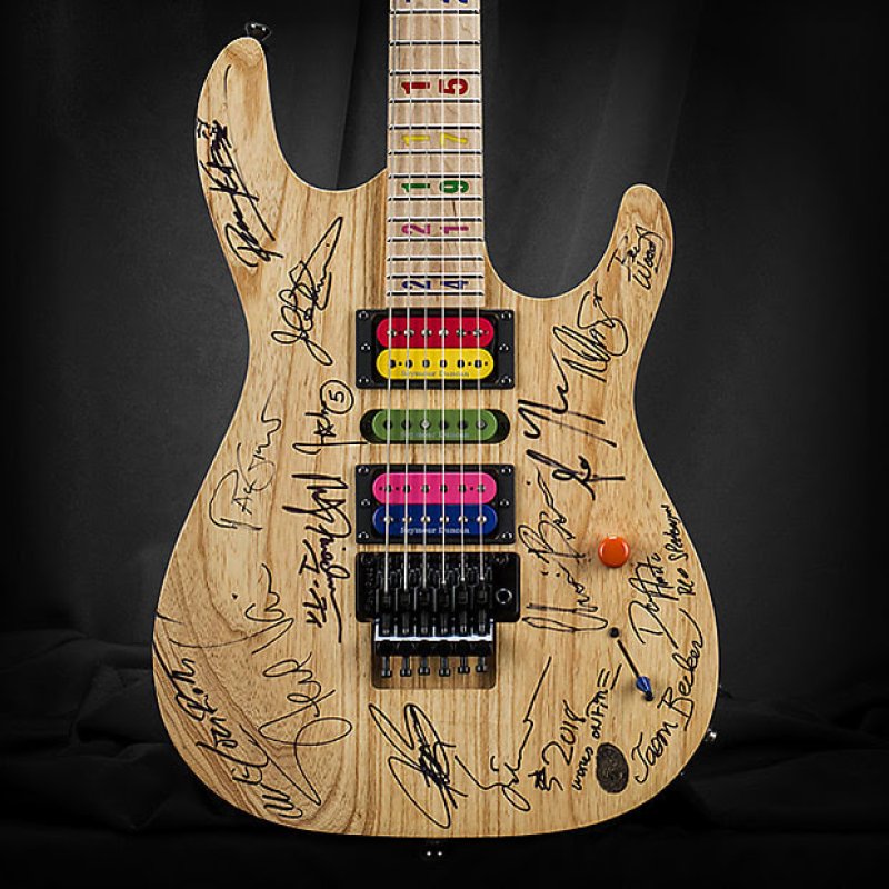 You Can Own Kiesel JB24 Jason Becker Tribute &ndash; Jason&rsquo;s Personal Guitar Signed by Multiple Guitarists
