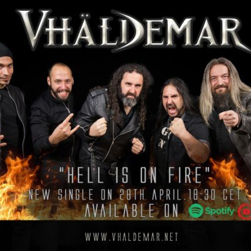 Vh&auml;ldemar: Listen to "Hell Is On Fire", the first single advance from the new album "Straight To Hell"