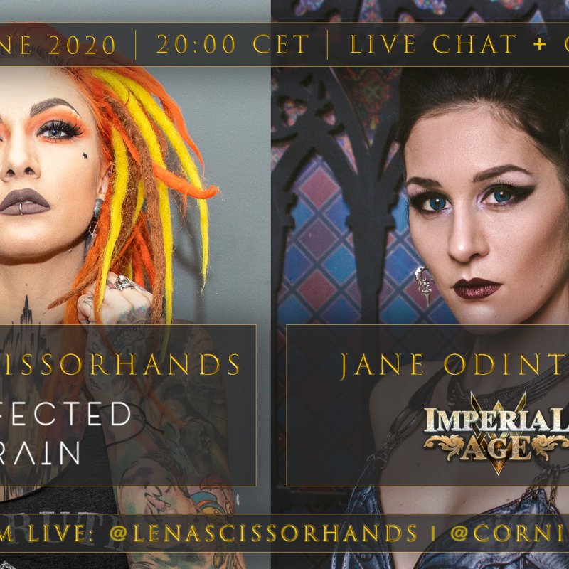 LENA SCISSORHANDS (INFECTED RAIN) AND JANE ODINTSOVA (IMPERIAL AGE) LIVE Q&A AND ONLINE CHAT