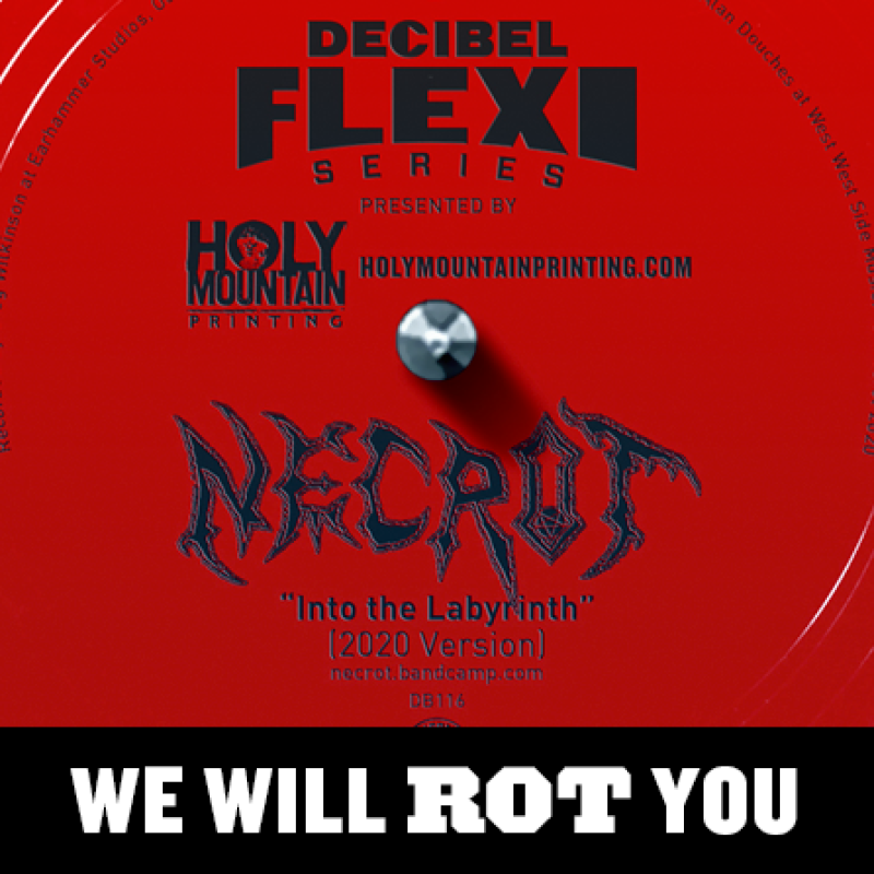 Necrot Have Come to Slay the Decibel Flexi Series!