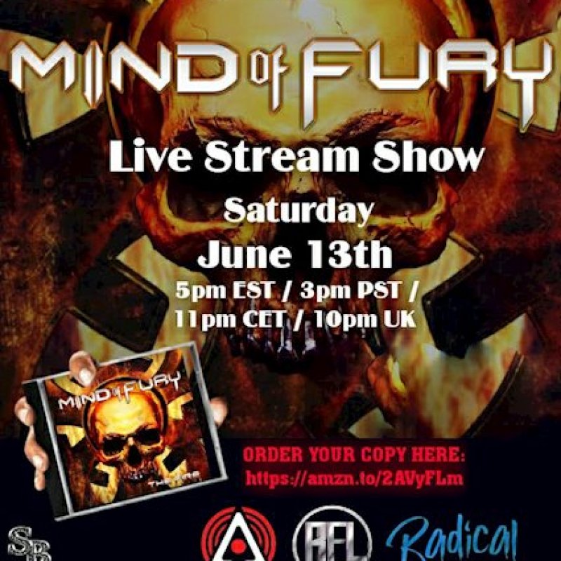 MIND OF FURY: Full Live Stream Show This Coming Saturday, June 13th 2020