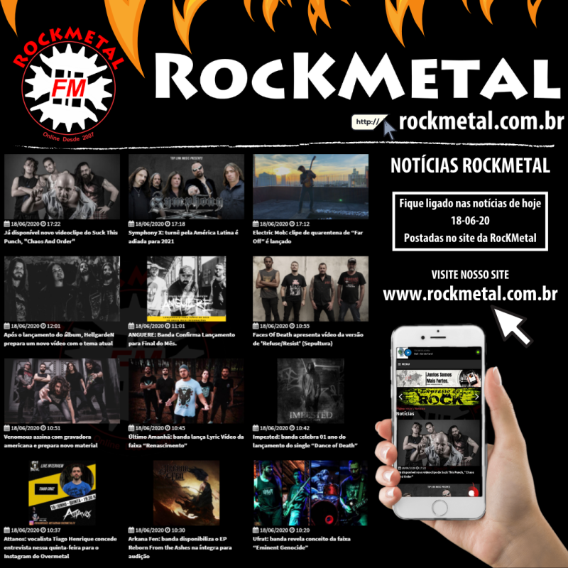 Rock de verdade s&oacute; na RocKMetal (Real rock only at RocKMetal)
