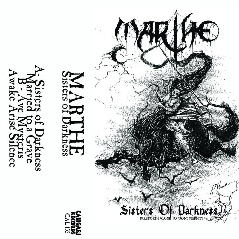 CALIGARI RECORDS is proud to present MARTHE's striking debut EP, Sisters of Darkness, on cassette tape format.