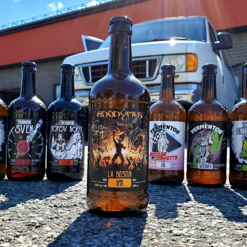 Canadian Thrash Legends ANONYMUS Launch Beer "La Bestia"