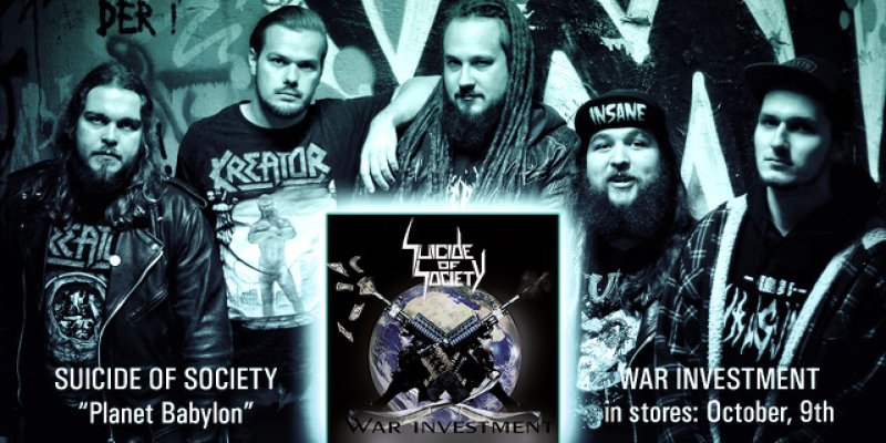 SUICIDE OF SOCIETY release lyric video for "Planet Babylon"