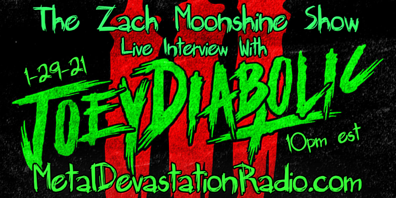 Joey Diabolic - Live Interview - The Zach Moonshine Show