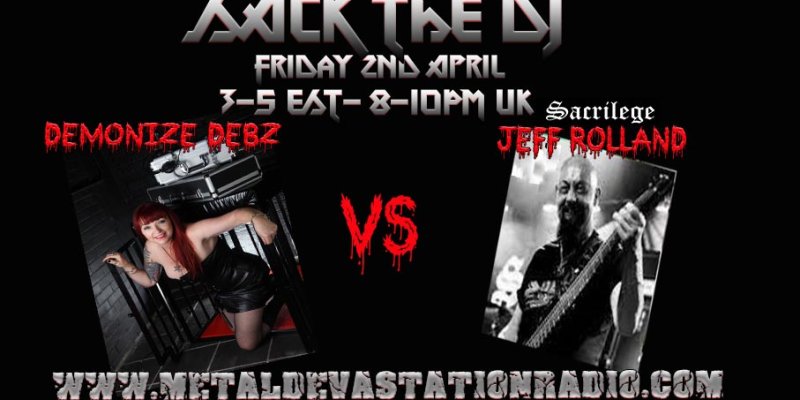 Sack the DJ with Demonize Debz &Jeff Rollans  3-5pm EST /8-10.UK