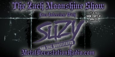 Suzy and The Substitutes - Live Interview - The Zach Moonshine Show