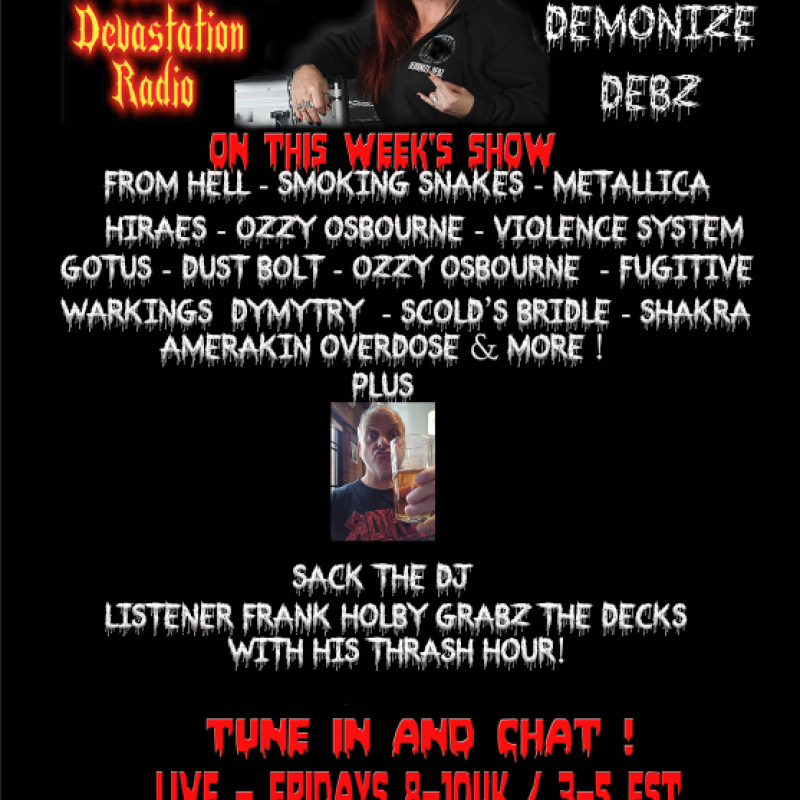 The Mistress's Pit with Demonize Debz & Frank Holby  3-5 EST/8-10pm UK 