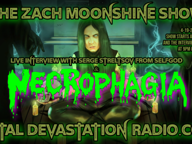 Necrophagia - Selfgod - Live Interview - The Zach Moonshine Show