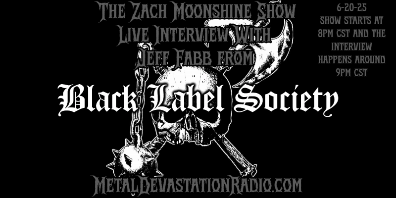 Jeff Fabb of Black Label Society Joins The Zach Moonshine Show for a Live Interview – From Thunderous Drums to Soulful Solo Journeys!
