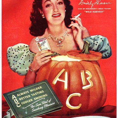 chesterfield cigarettes - dorothy lamour