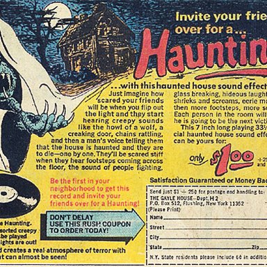 gayle house - haunted house sound effects record