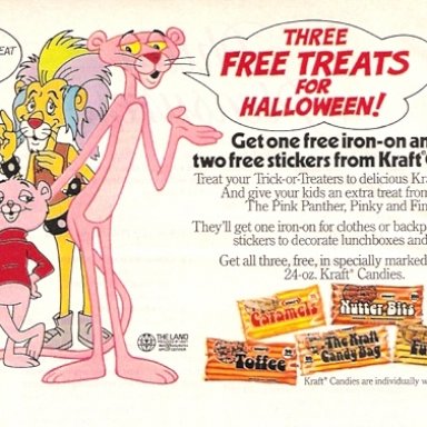 kraft 1985 pink panther