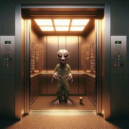 AlienInElevator