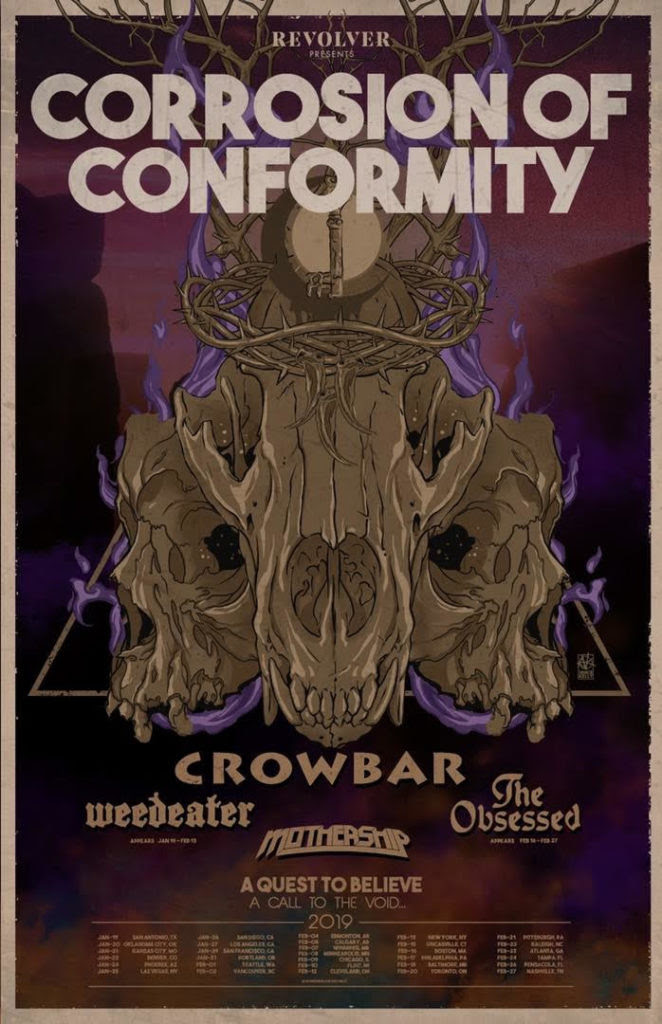 CORROSION OF CONFORMITY To Kick Off North American Headlining Tour This Weekend With Support From Crowbar Weedeater The Obsessed And Mothership.jpg