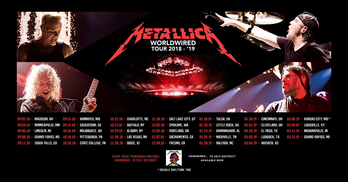 Metallica Tour 2024 Dates Trix Merlina