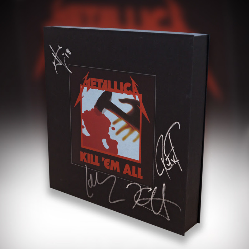 Metallica Kill em all autographed 