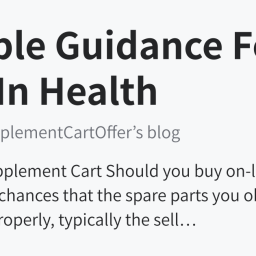 simple-guidance-for-you-in-health-supplement-cart-healthsupplementcartoffers-blog