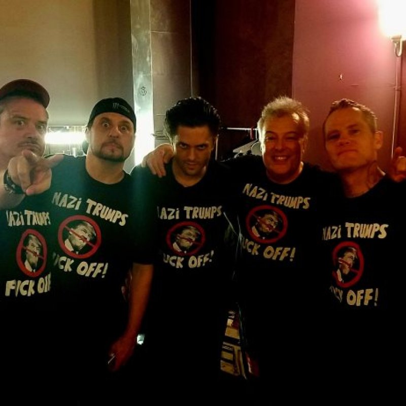 JELLO BIAFRA Performs TRUMP Version Of 'Nazi Punks F**k Off' With DEAD CROSS (Video)
