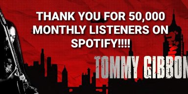 Tommy Gibbons Hits 50,000 Spotify Listeners!