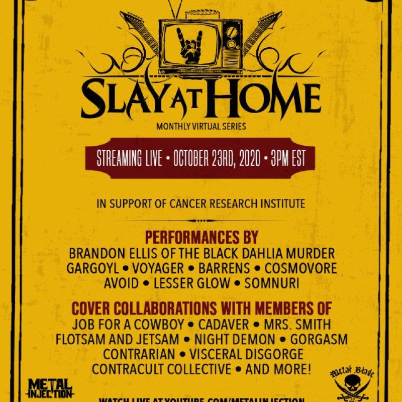 VOYAGER and GARGOYL to Perform at Metal Injection's Slay at Home Fest