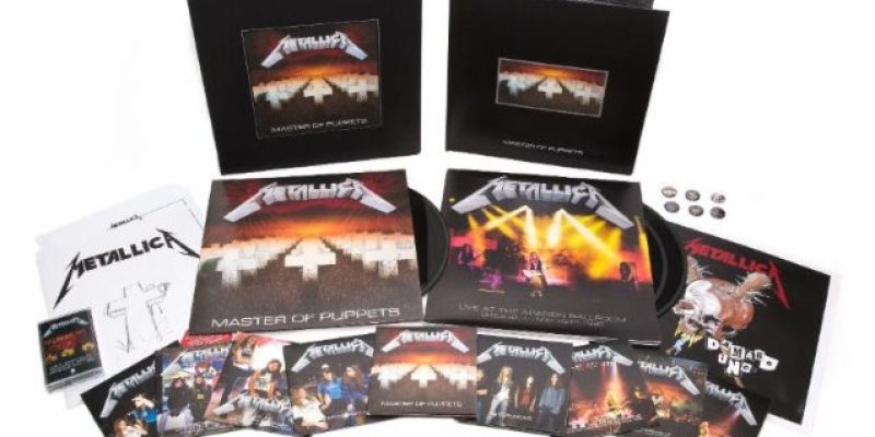 Watch James Hetfield Unbox METALLICA: 'Master Of Puppets' Reissue Box Set!