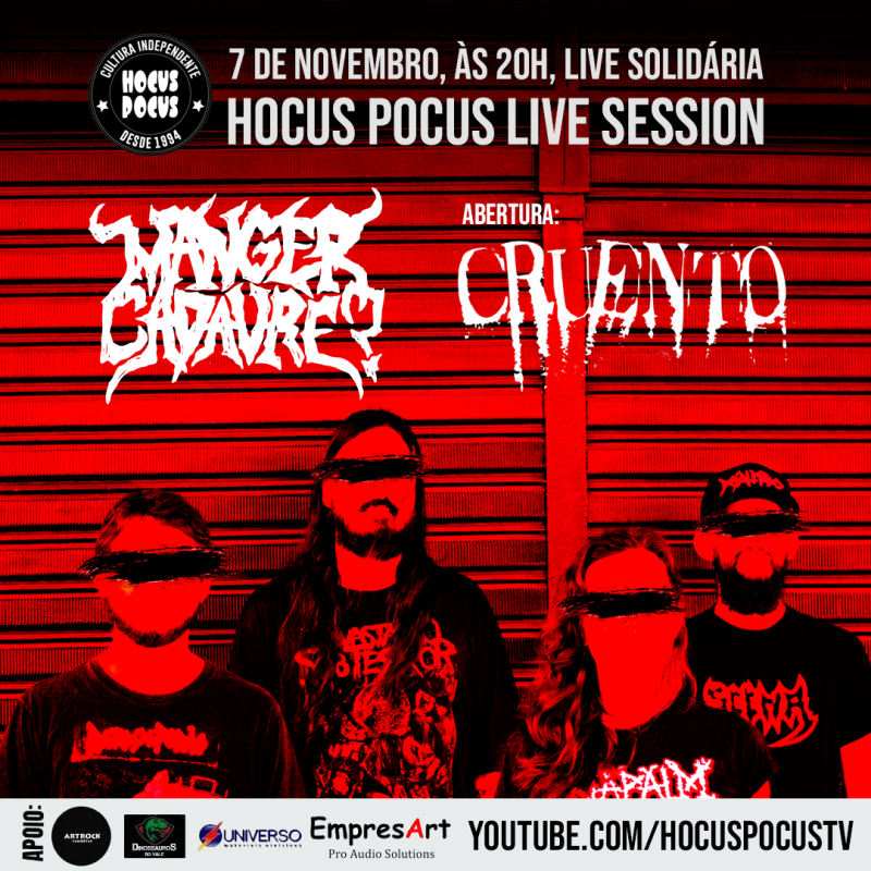HOCUS POCUS PERFORM LIVE SOLIDARITY WITH MANGER CADAVRE? AND CRUENT FOR SPACE MAINTENANCE