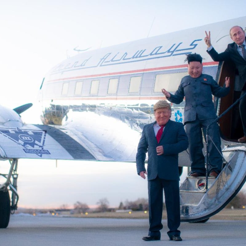 Nuclear Power Trio releases debut EP, 'A Clear and Present Rager', worldwide; launches video for single "Grab 'Em by the Pyongyang"