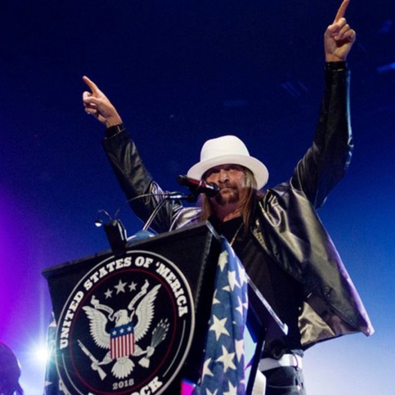 Kid Rock gave his first political speech, and it was fucking nuts