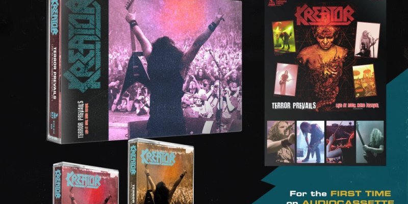 KREATOR: Reborn Through Tapes Records to release "Terror Prevails" for the first time on tape!