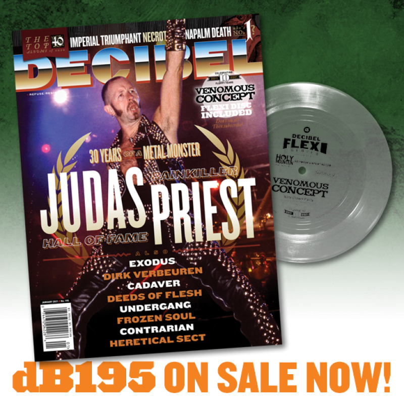 Judas Priest's "Painkiller" Hall of Fame Headlines Decibel's Annual Year-End Issue!