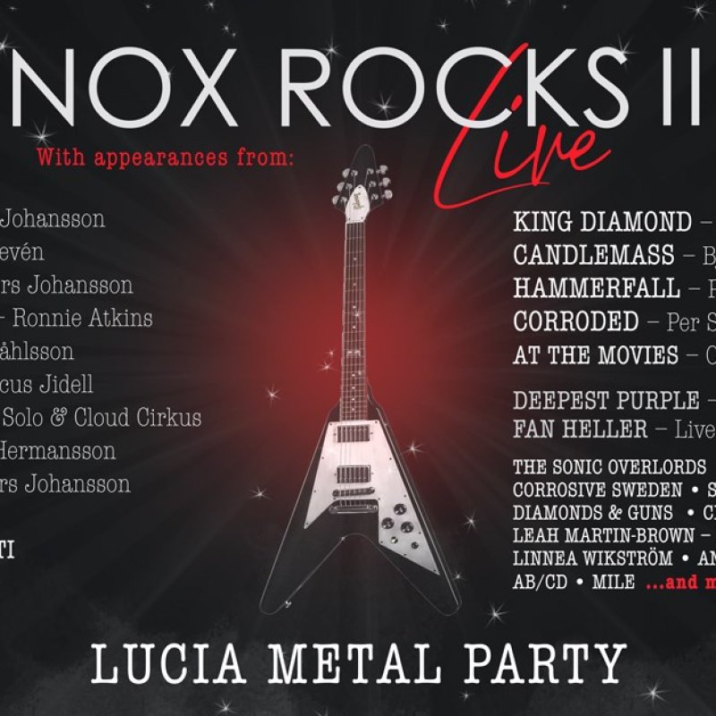 Nox Rocks II Lucia Metal Party - SATURDAY, DECEMBER 12, 2020 AT 1 PM CST – 7 PM CST