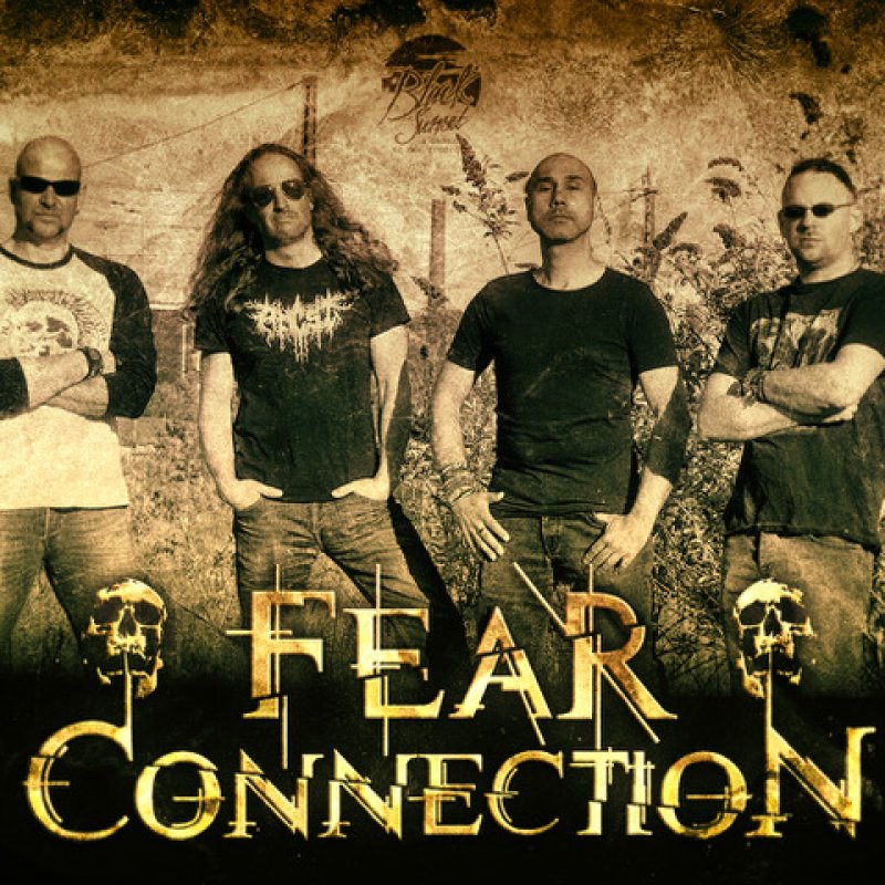 FEAR CONNECTION sign with Black Sunset