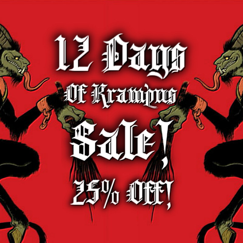 12 Day Krampus Sale - 25% Off All Promo Packs!